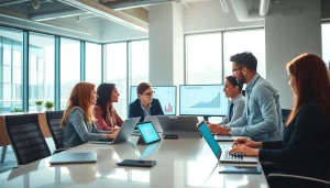 Processus de vérification des numéros de téléphone en ligne dans un bureau moderne.