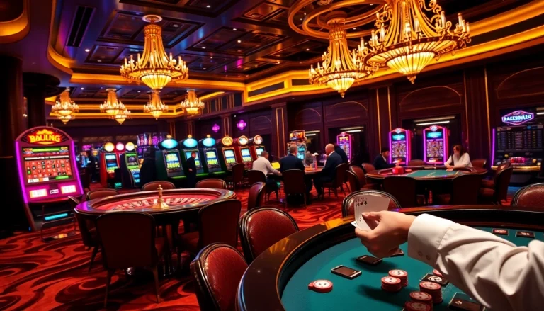 Experience the excitement at https://f8bet.dental/ with players enjoying casino games and vibrant slot machines.