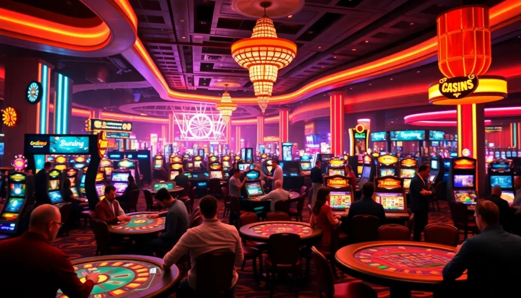 Les meilleurs jeux de casino en ligne 2026 présentés dans un environnement captivant et dynamique.