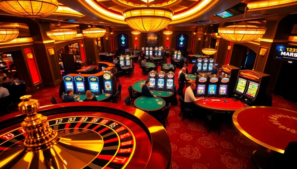 Experience the thrill of gambling at 123b with lively casino games and poker tables.