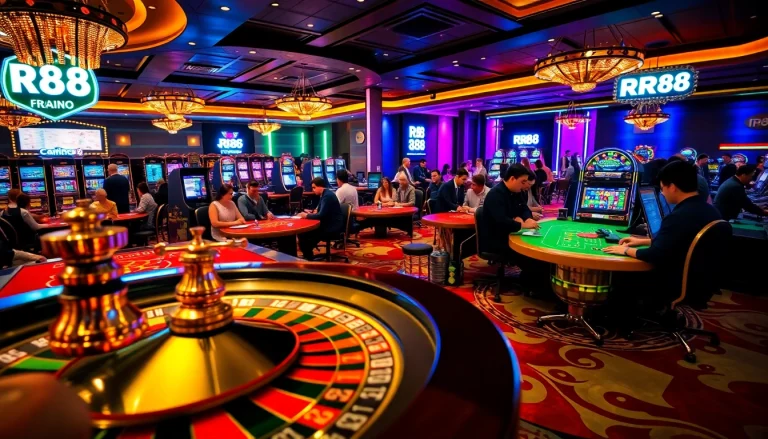 Experience excitement at the RR88 casino with vibrant tables and thrilling games.