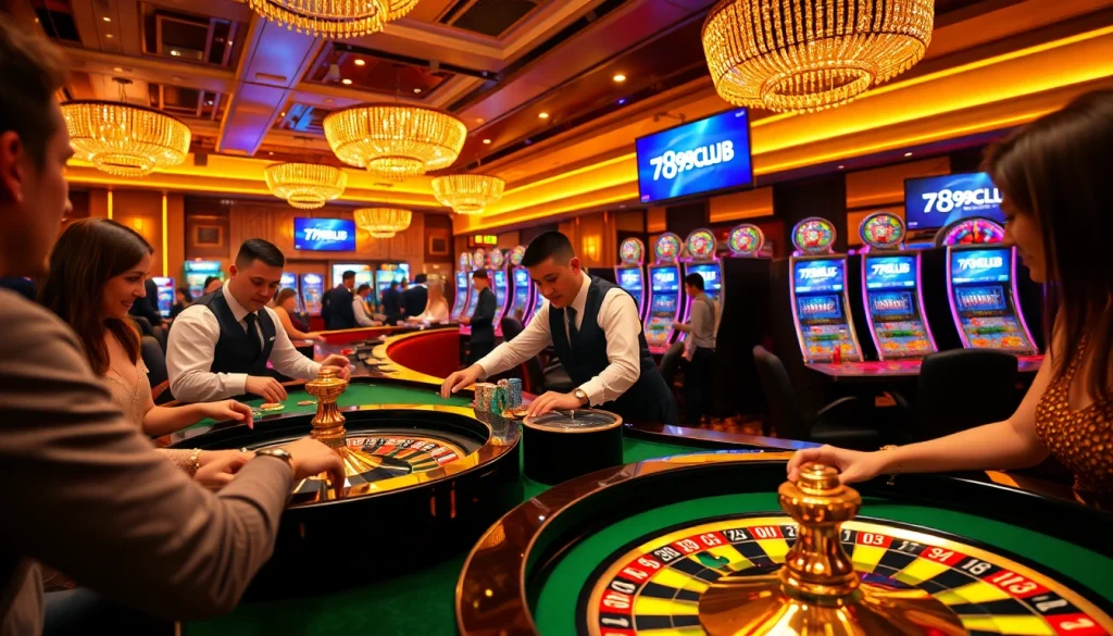 Players winning at the roulette table at 789CLUB, capturing the excitement of casino gaming.