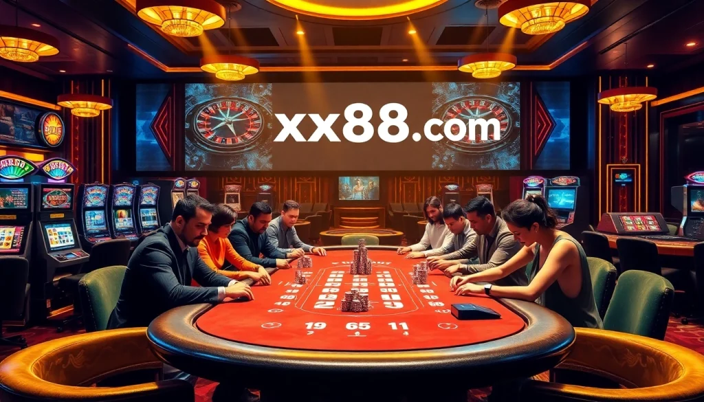 Experience the excitement of gaming at xx88.uk.com with vibrant casino tables and thrilling gameplay.