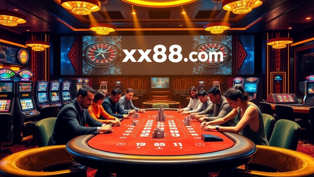 Experience the excitement of gaming at xx88.uk.com with vibrant casino tables and thrilling gameplay.