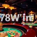 Experience the excitement of gambling with 78Win Com at a luxurious casino setting.