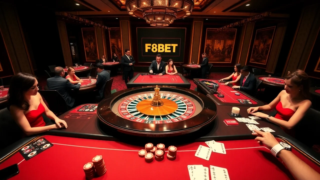 Engage in the ultimate gaming experience at F8BET COM with exciting roulette and poker action.