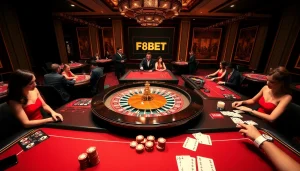 Engage in the ultimate gaming experience at F8BET COM with exciting roulette and poker action.