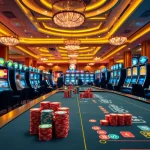 Experience the excitement of 789P casino gaming with vibrant slot machines and professional dealers.