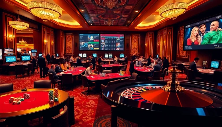 Engage in thrilling gambling at https://luongsontv23.com/ with luxurious poker tables and vibrant casino atmosphere.