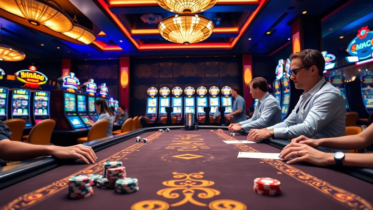 Experience the thrill of MMOO casino with vibrant tables and thrilling live dealer action.
